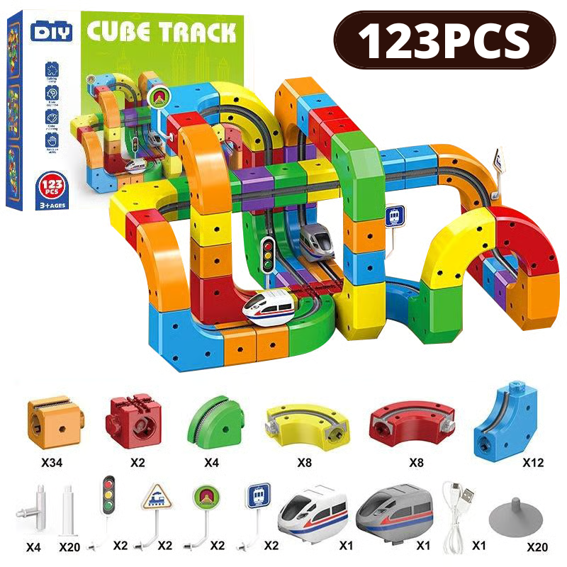 Montessori Puzzle Track™ - Zero Gravity Tower Track